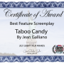 SCREEN FEATURE – Taboo Candy